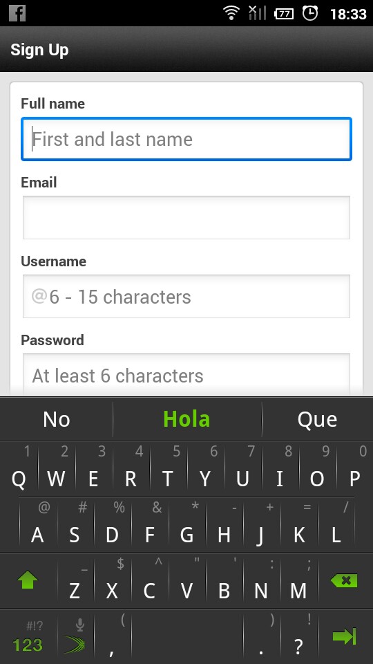 Registro de Twitter en Android Crear twitter